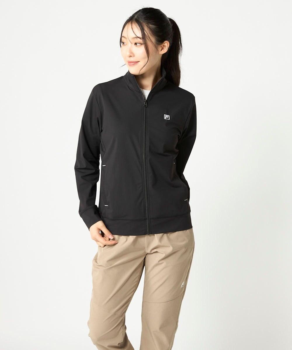 FILA GOLF／marie claire 【FILA GOLF】スタンドカラーフルジップブルゾン 