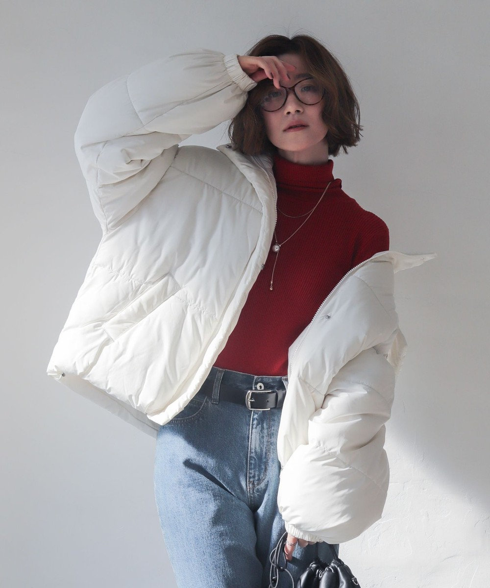 WEGO 【25年秋冬新作/SMサイズ展開】2WAYフードパファーブルゾン 