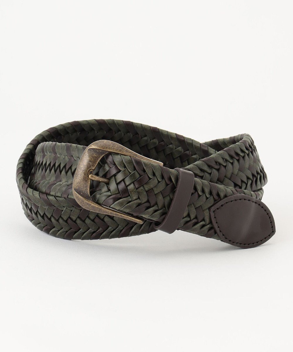 JOSEPH ABBOUD レザーメッシュ　ベルト 