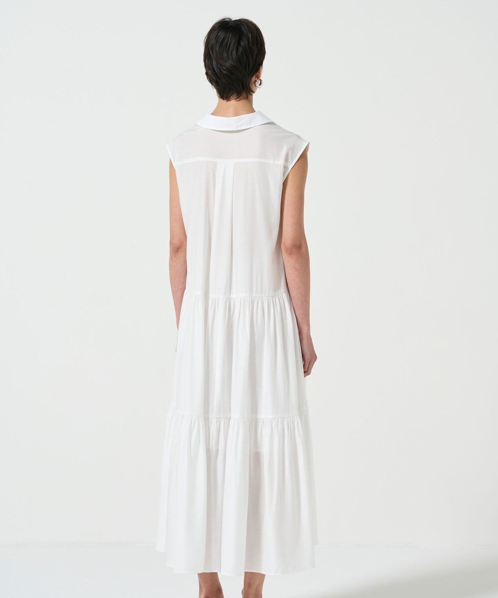 GRACE CONTINENTAL ティアードコンビシャツワンピース 