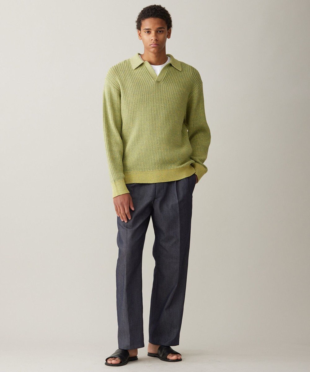 UNFILO MENS メッシュ ニットポロ [24年春夏商品] 