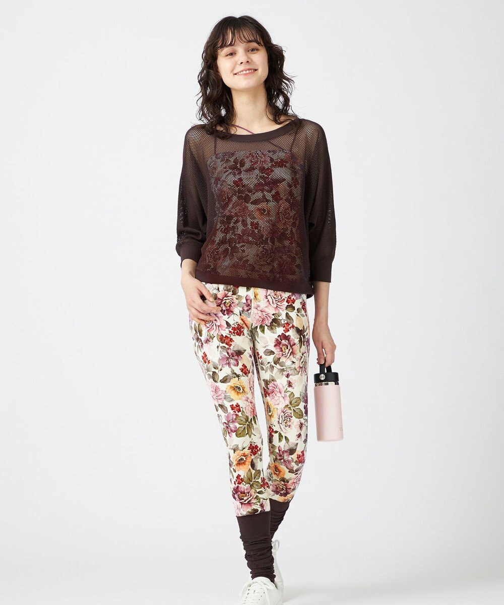 Chacott Chacott BALANCE【ノーソーイングニット】7分袖メッシュニットTシャツ 