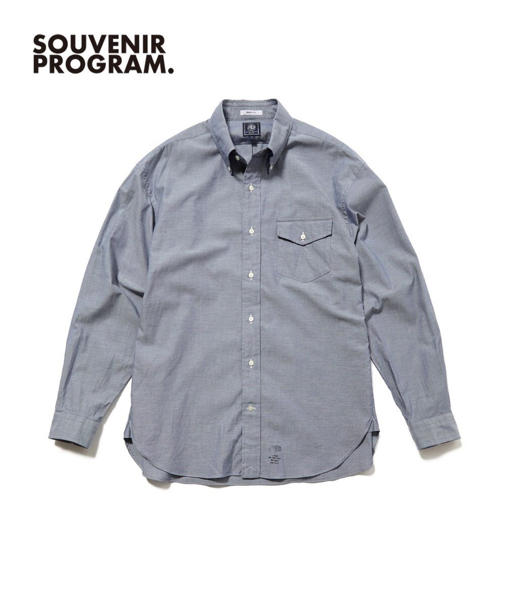 J.PRESS MEN 【J.PRESS ORIGINALS】【UNISEX】Cotton Dangary B.D. Shirt / Baggy-Fit 