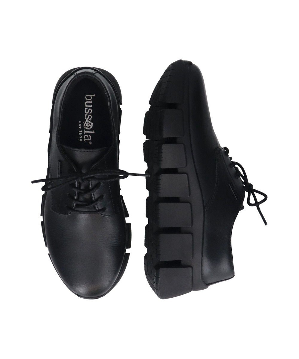 INTER-CHAUSSURES 【BUSSOLA】晴雨兼用厚底ダービーシューズ 