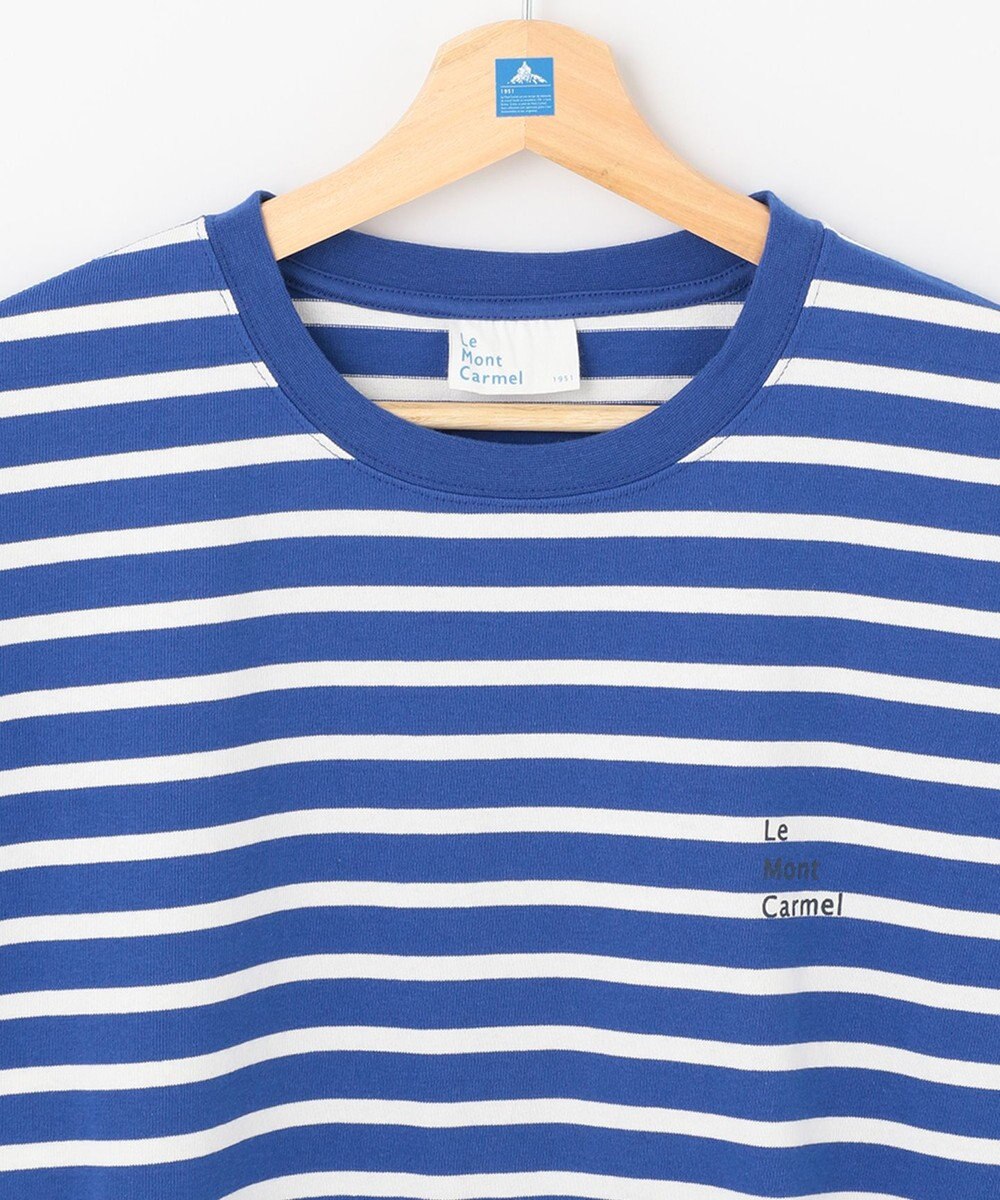 SHARE PARK MENS 【UNISEX】UVカット ボーダーロゴTシャツ 