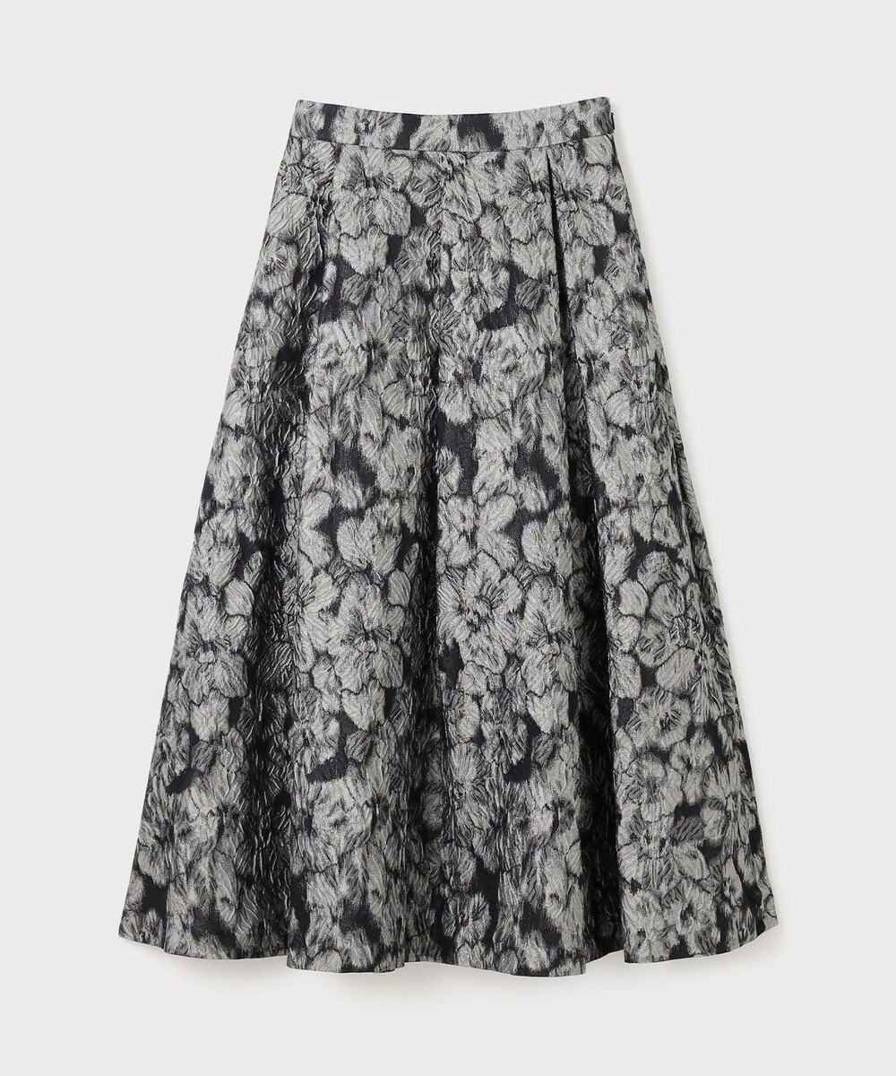 GRACE CONTINENTAL ジャガードタックスカート 