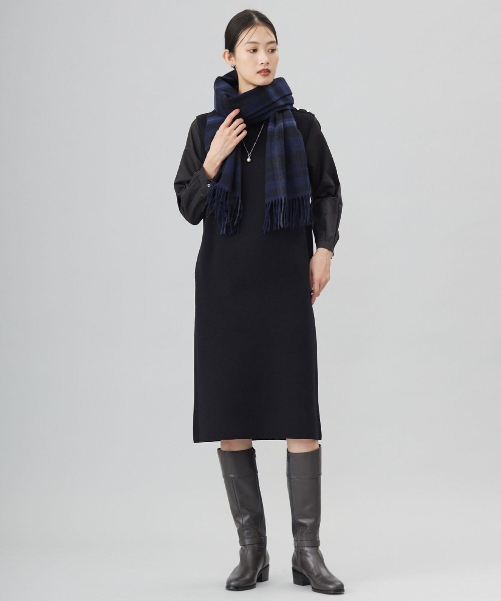 J.PRESS LADIES リングデザインパール ネックレス 