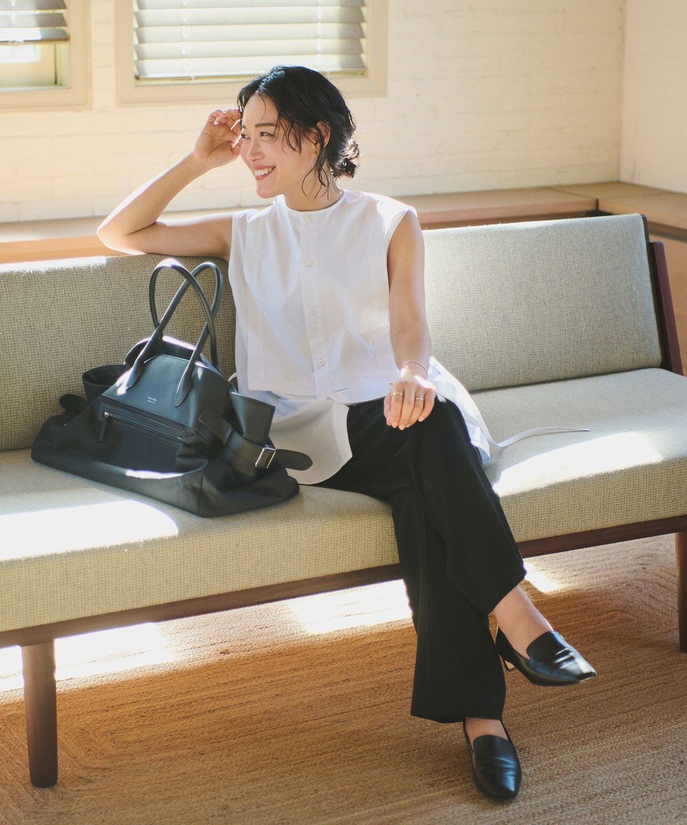 #Newans 【ANSWER for モダンベーシック】ビブヨークデザインブラウス 