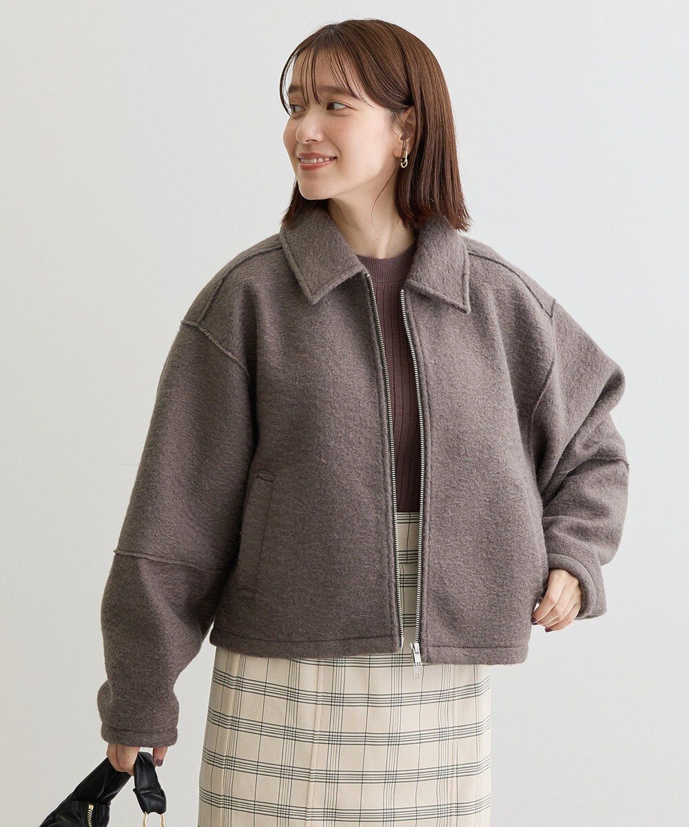 Green Parks ・ＥＬＥＮＣＡＲＥ　ＤＵＥ　ブークレＷ－ＺＩＰブルゾ 