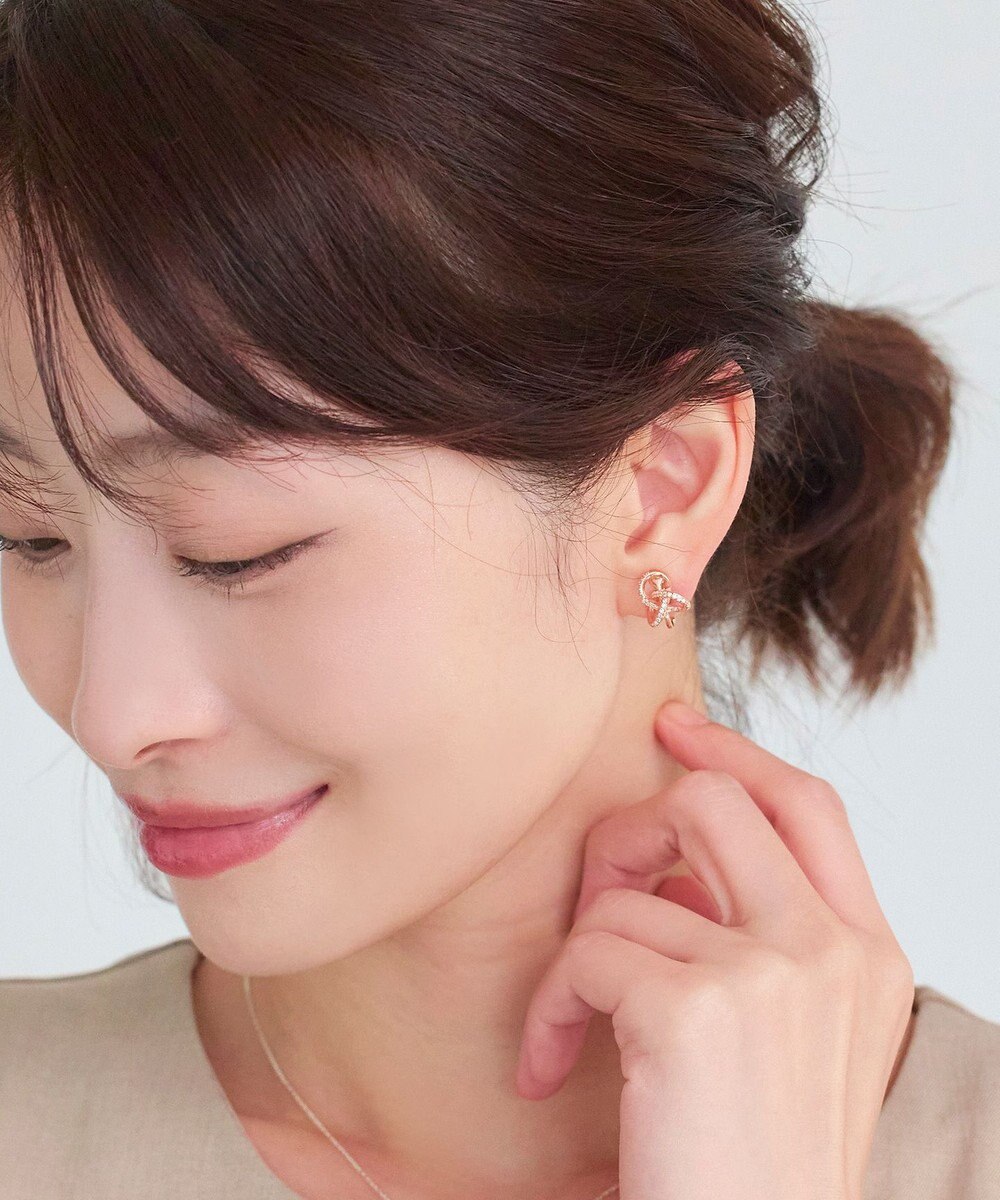 Tiaclasse 【選べる2TYPEデザイン】【金属アレルギー対応】 トゥワインピアス＆イヤリング 