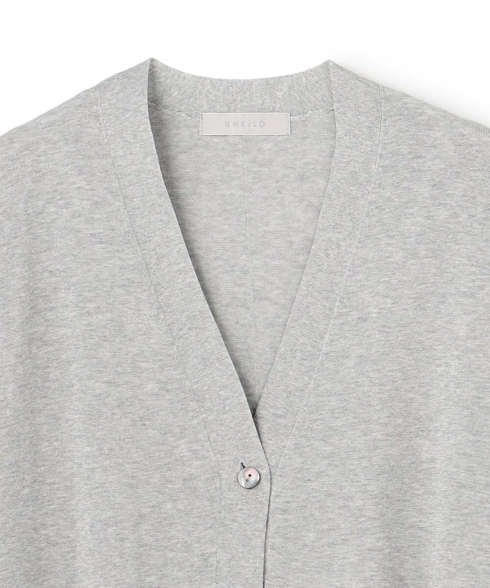 UNFILO L イージーカーディガン クロップド 
