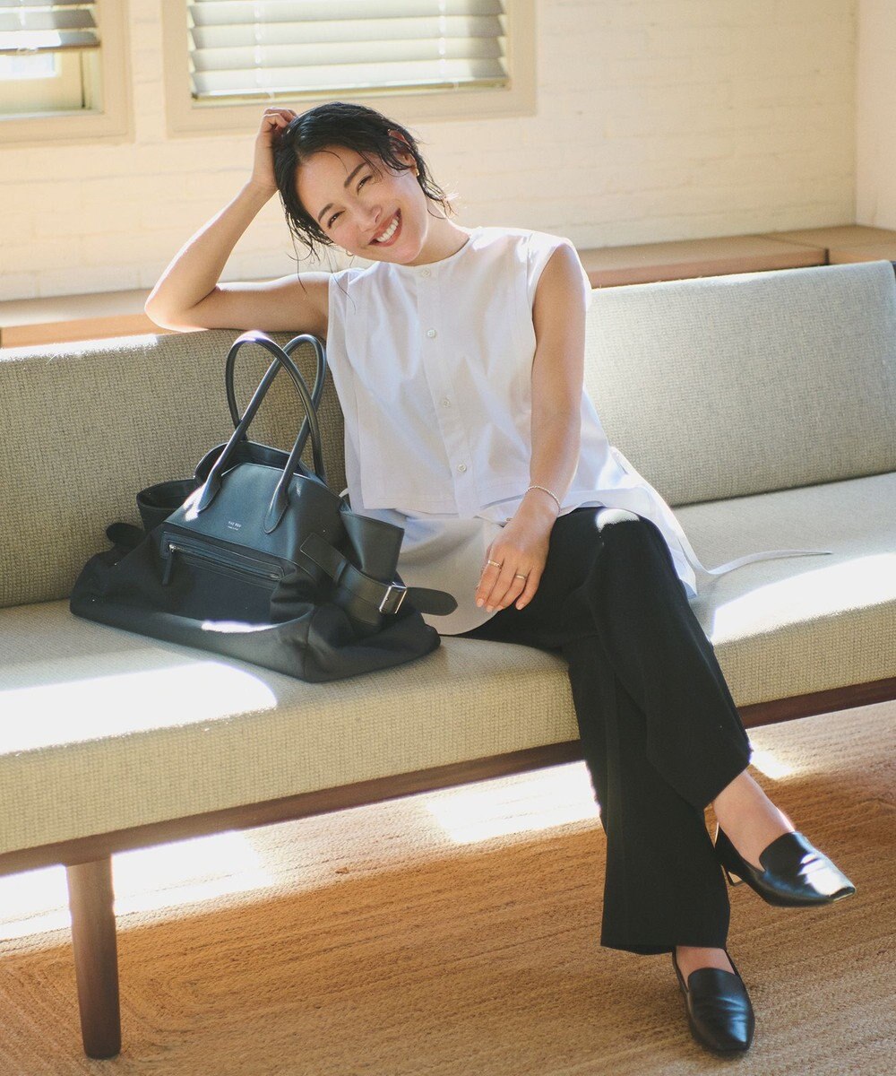 #Newans 【ANSWER for モダンベーシック】ビブヨークデザインブラウス 