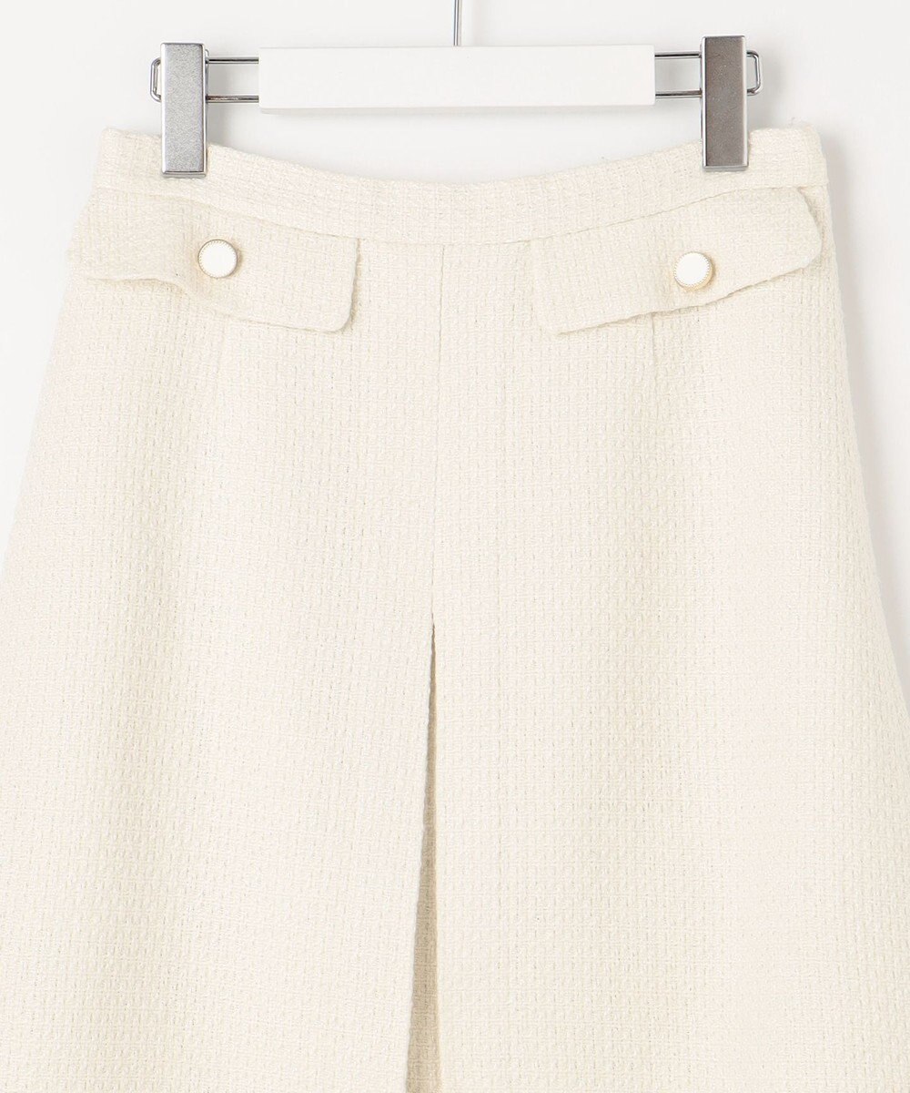 Feroux 【洗える】BOXタックミドル丈 スカート 