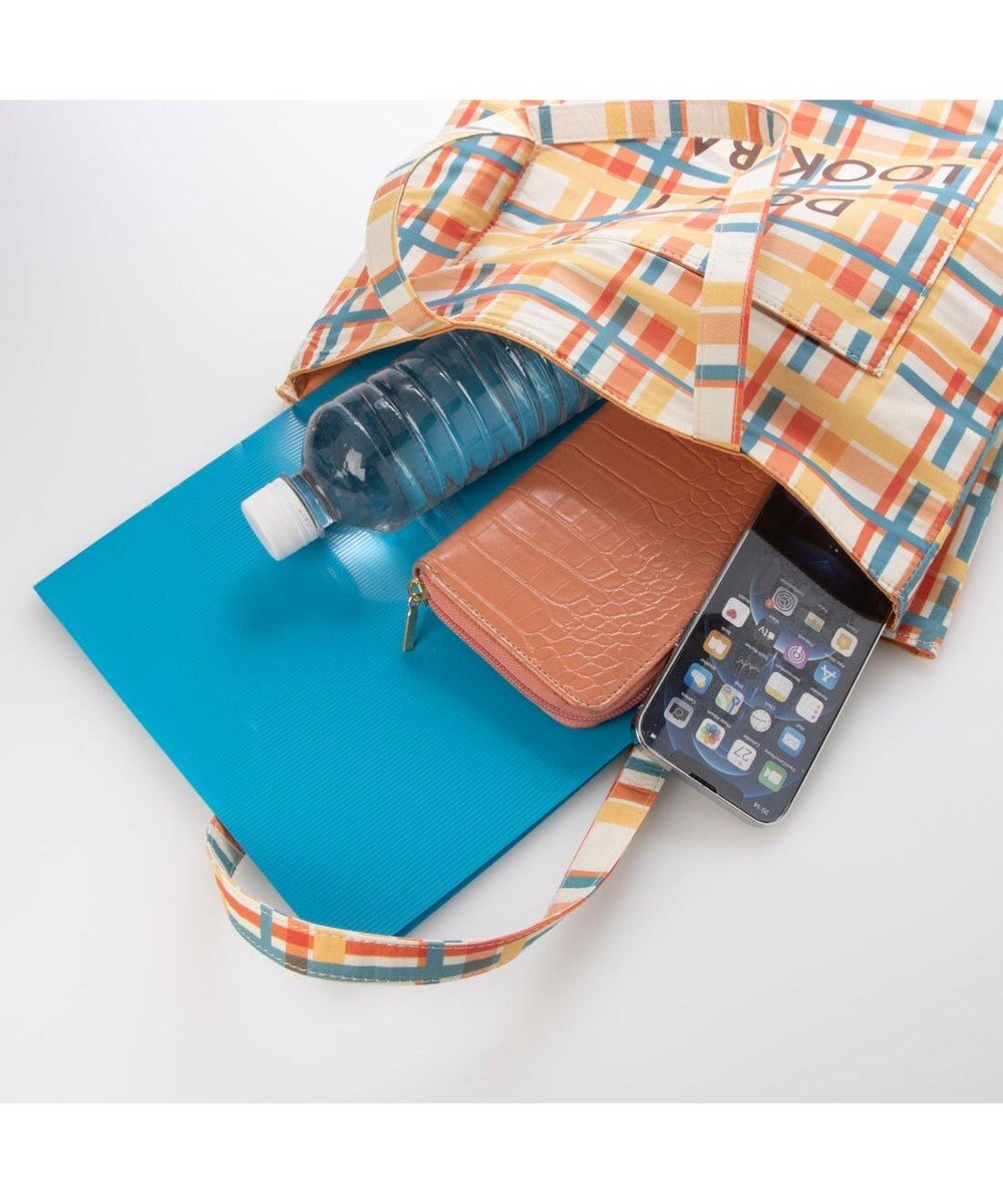 UNBILLION カシュカシュ cachecache / 柄プリント3パーテーショントートバッグ 