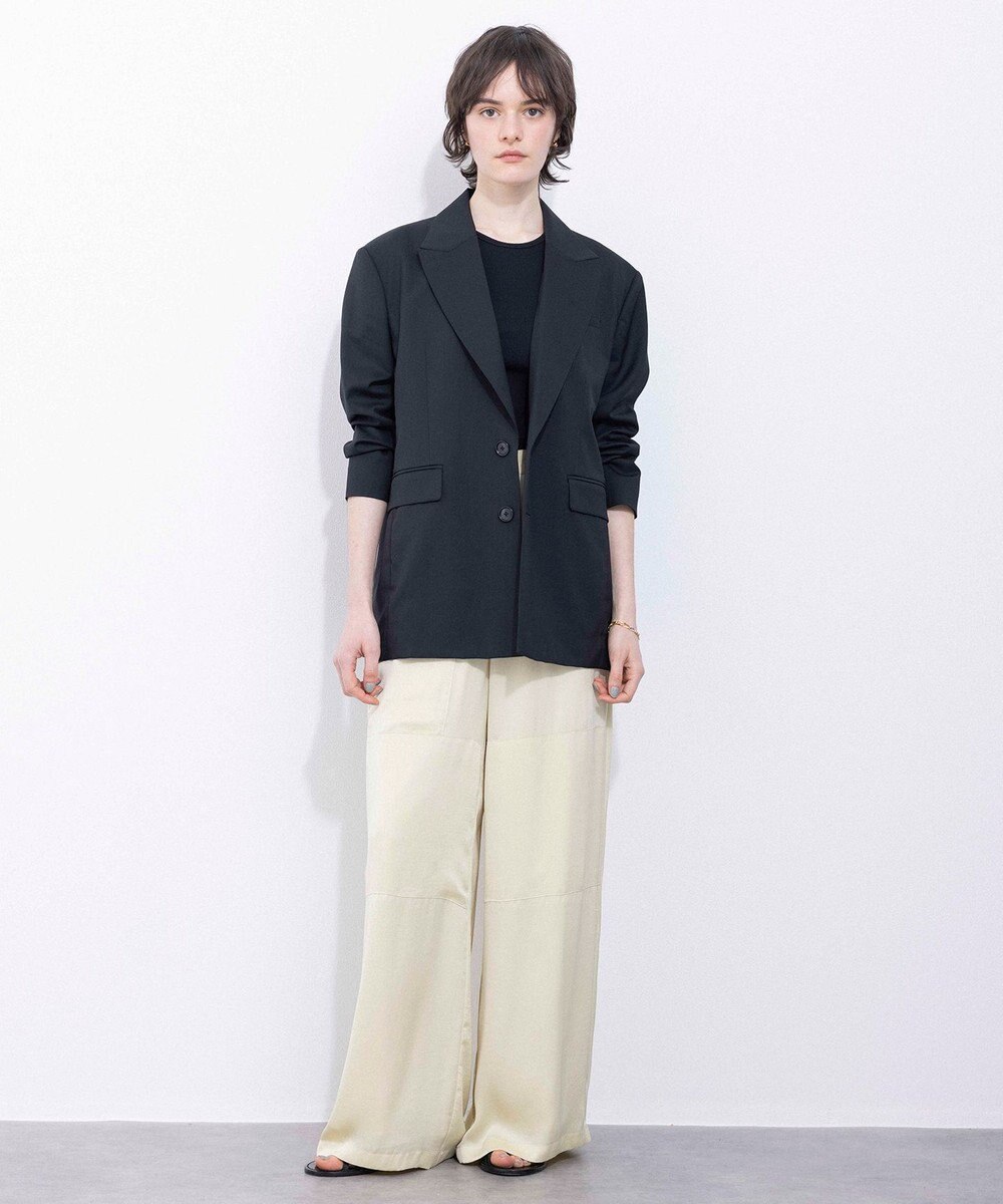 NAVE 【Nave・セットアップ可】ウールポリエステルツイルジャケット 