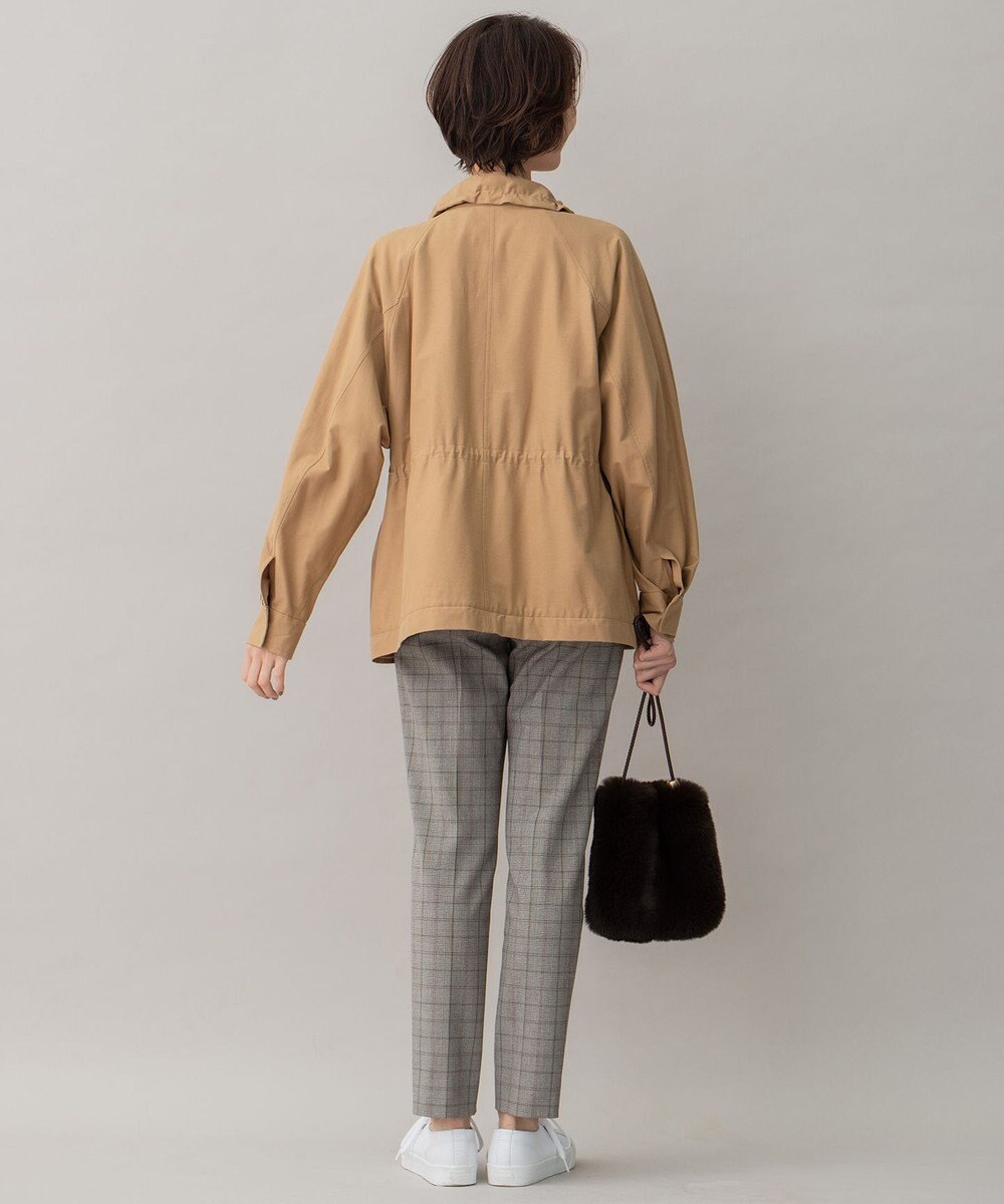 自由区 L 【撥水加工/洗える】キルトコンビアウター 