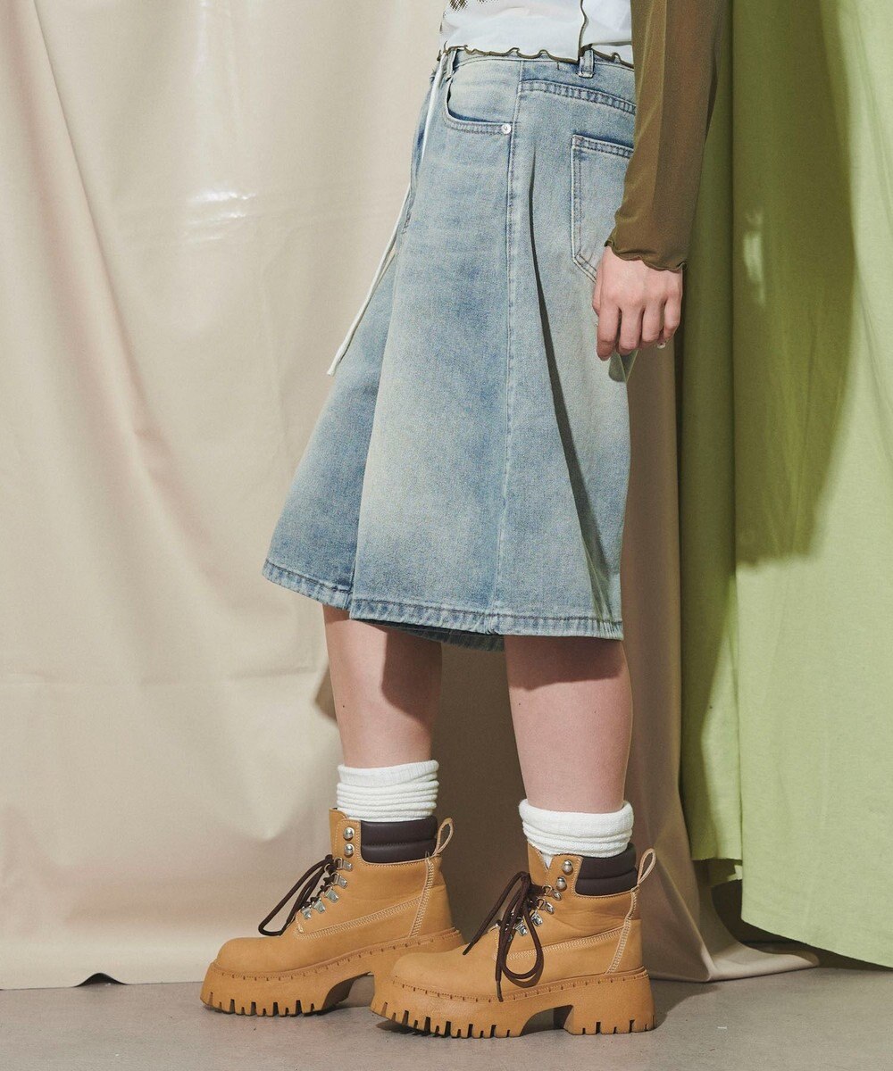 WEGO ブラストデニムハーフパンツ 