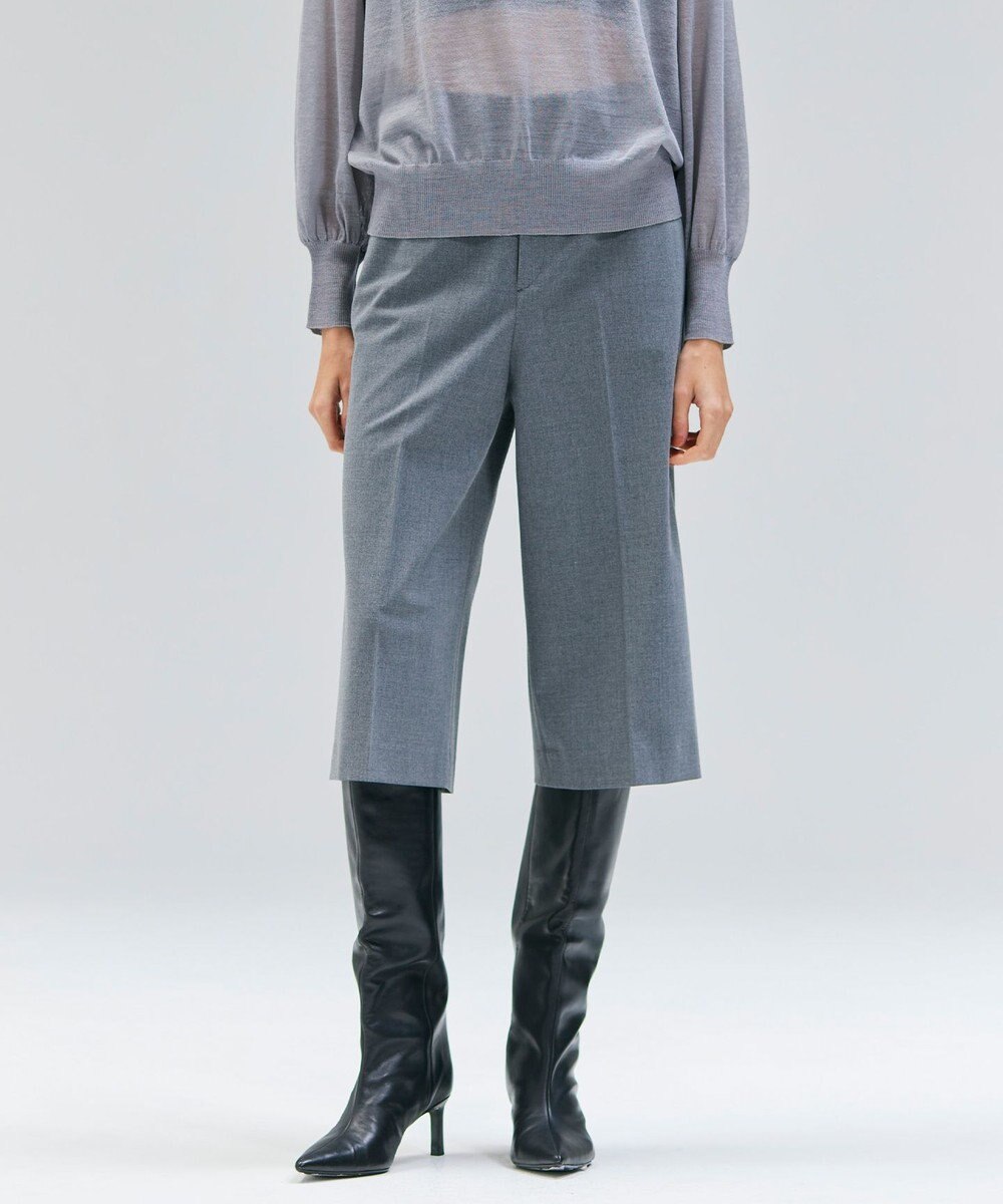 BEIGE， 【セットアップ対応・洗える】ZEPHYR / ウールライクハーフパンツ 