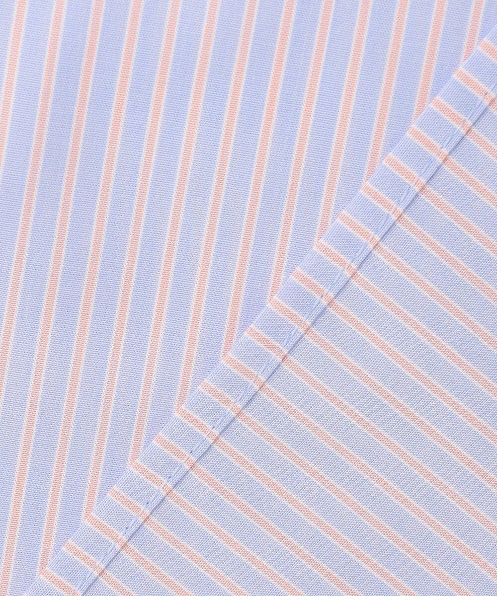 J.PRESS LADIES 【一枚で着映え】ソフトストライプ フリル襟 ブラウス 