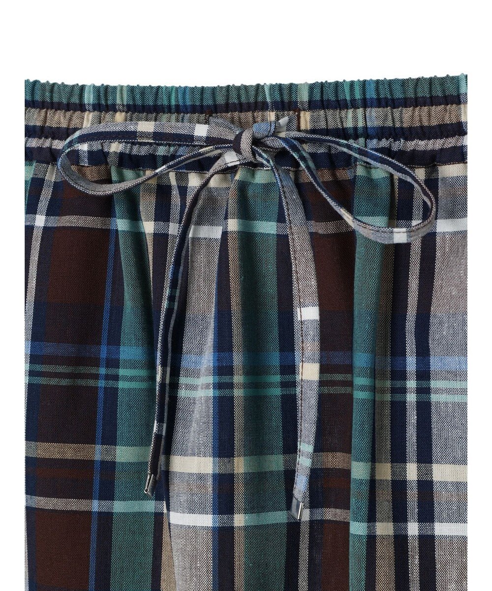 Green Parks 綿麻混イージータイトスカート 