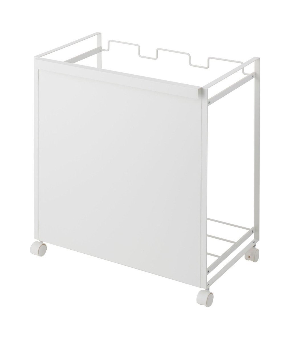 tower 目隠し分別ダストワゴン タワー 3分別  ホワイト 