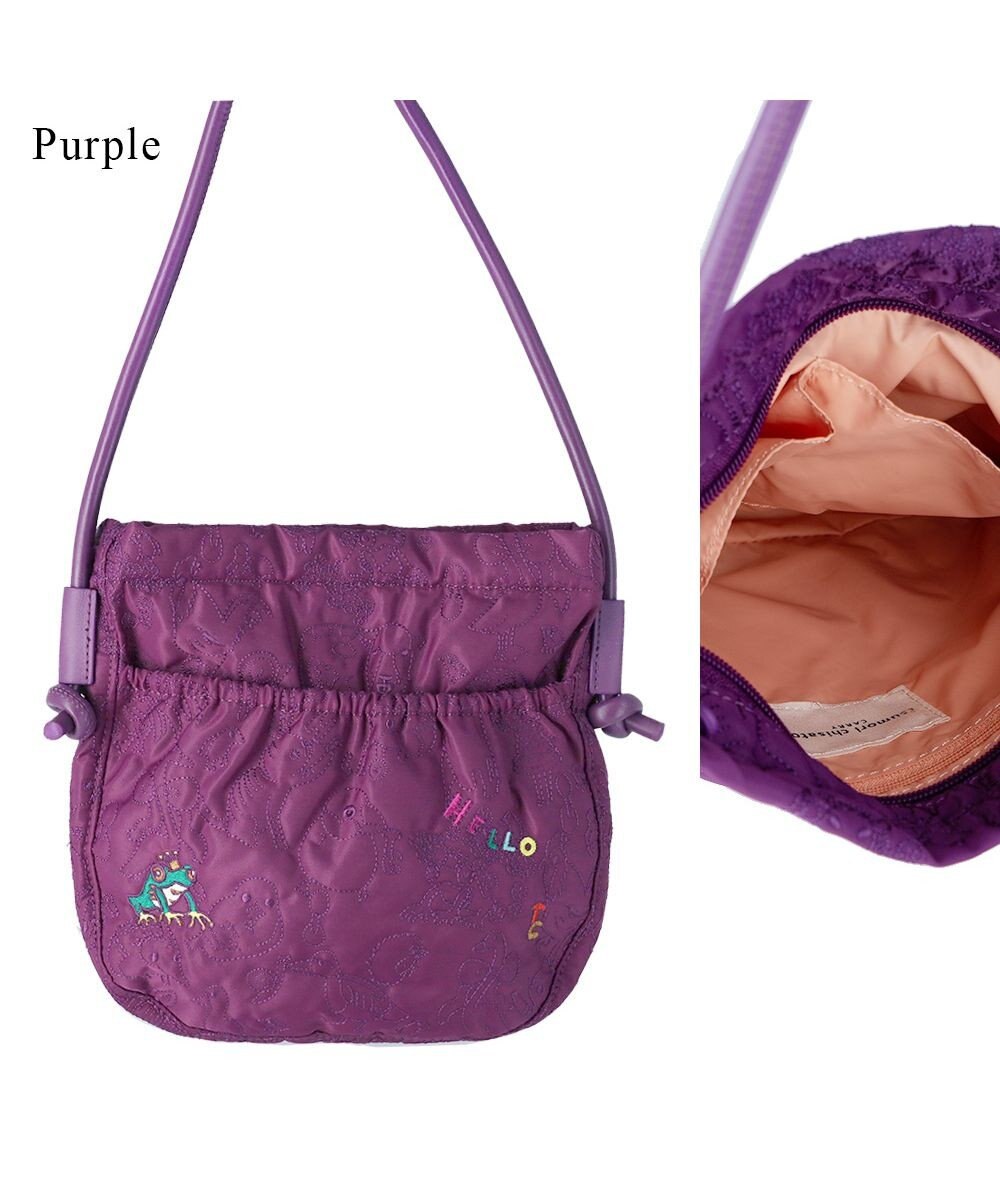 tsumori chisato CARRY 森のどうぶつ刺繍 ショルダーバッグ 