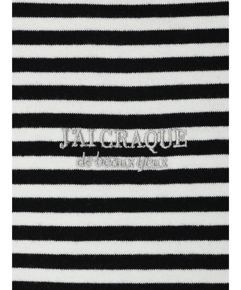 AMERICAN HOLIC 刺繍ロゴミニ裏毛ボートネックチュニック 