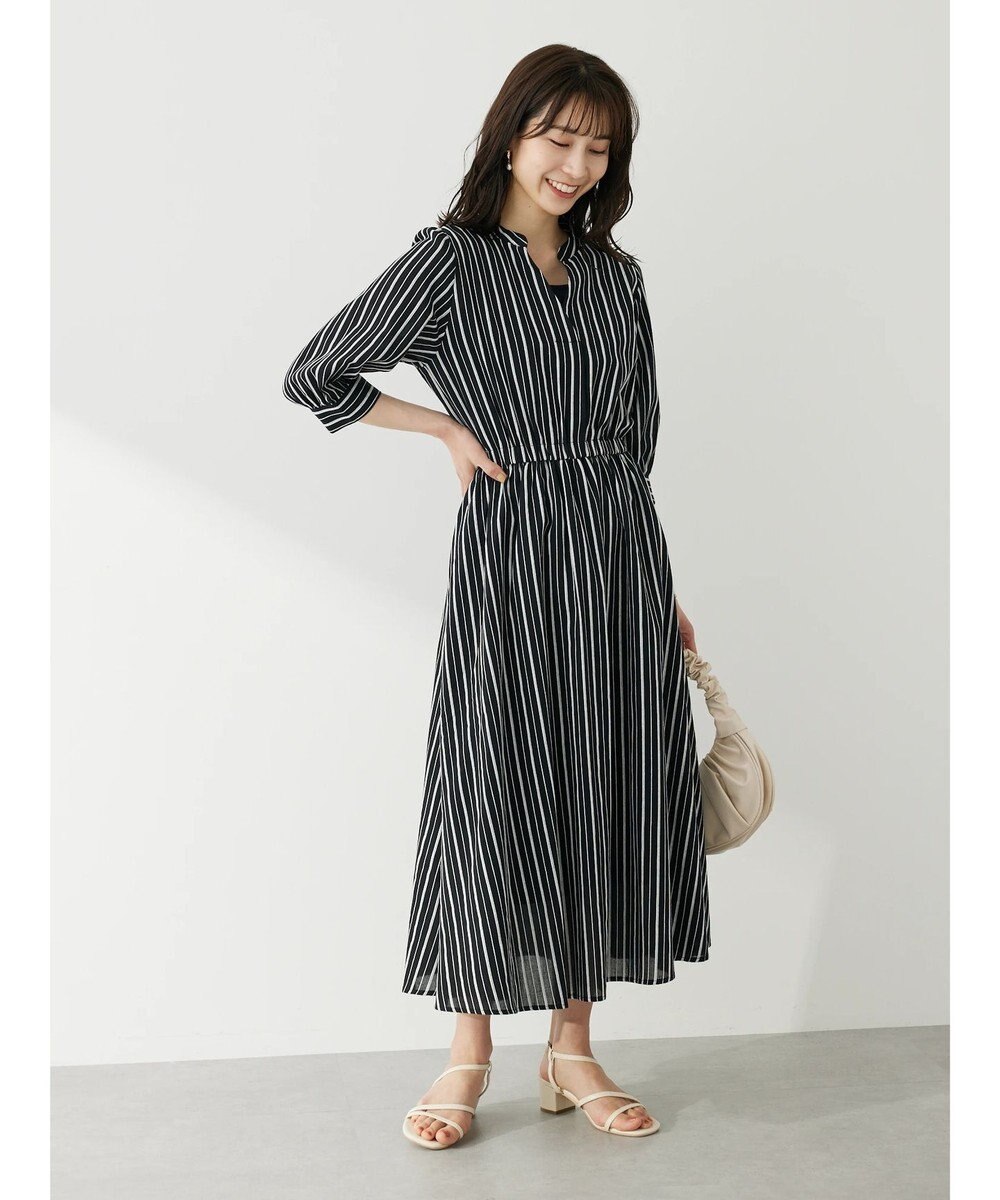 Green Parks ・ＥＬＥＮＣＡＲＥ　ＤＵＥ　ドビーストライプワンピ 