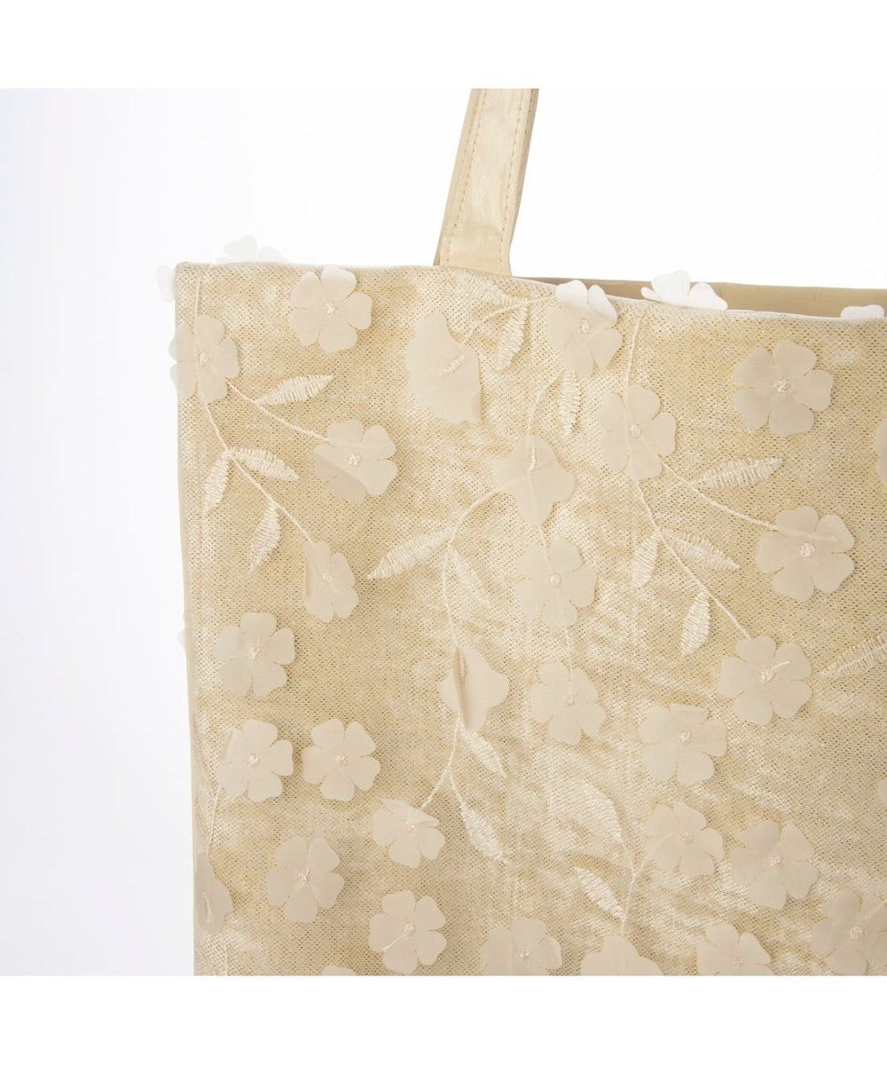 UNBILLION カシュカシュ cachechche / チュールフラワーシンプルトート 