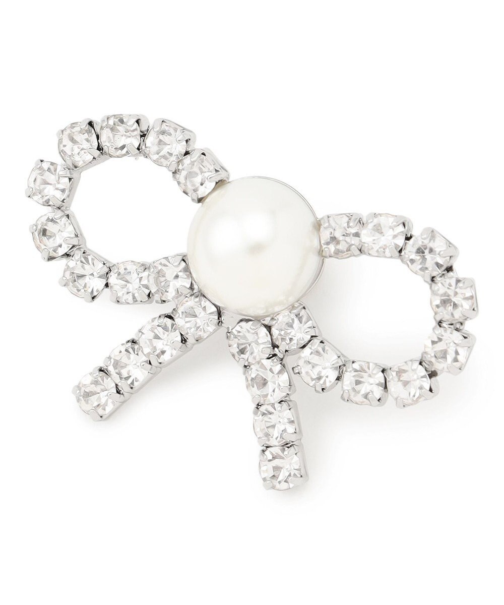 TOCCA 【百田夏菜子さん着用】【ブローチ取り外し可】BIJOUX RIBBON FURTIPPET ティペット 