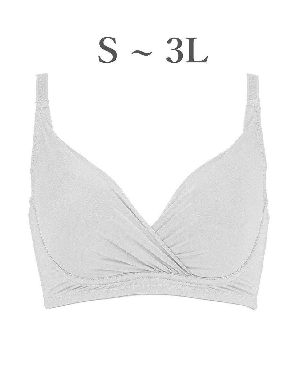 BRADELIS New York 【BRADELIS Me / ノンワイヤー・バストアップ】Perfumyブラ23S1 綿混素材で肌当たりの優しい補正ブラジャー バストにフィットしてラインが響きにくい 