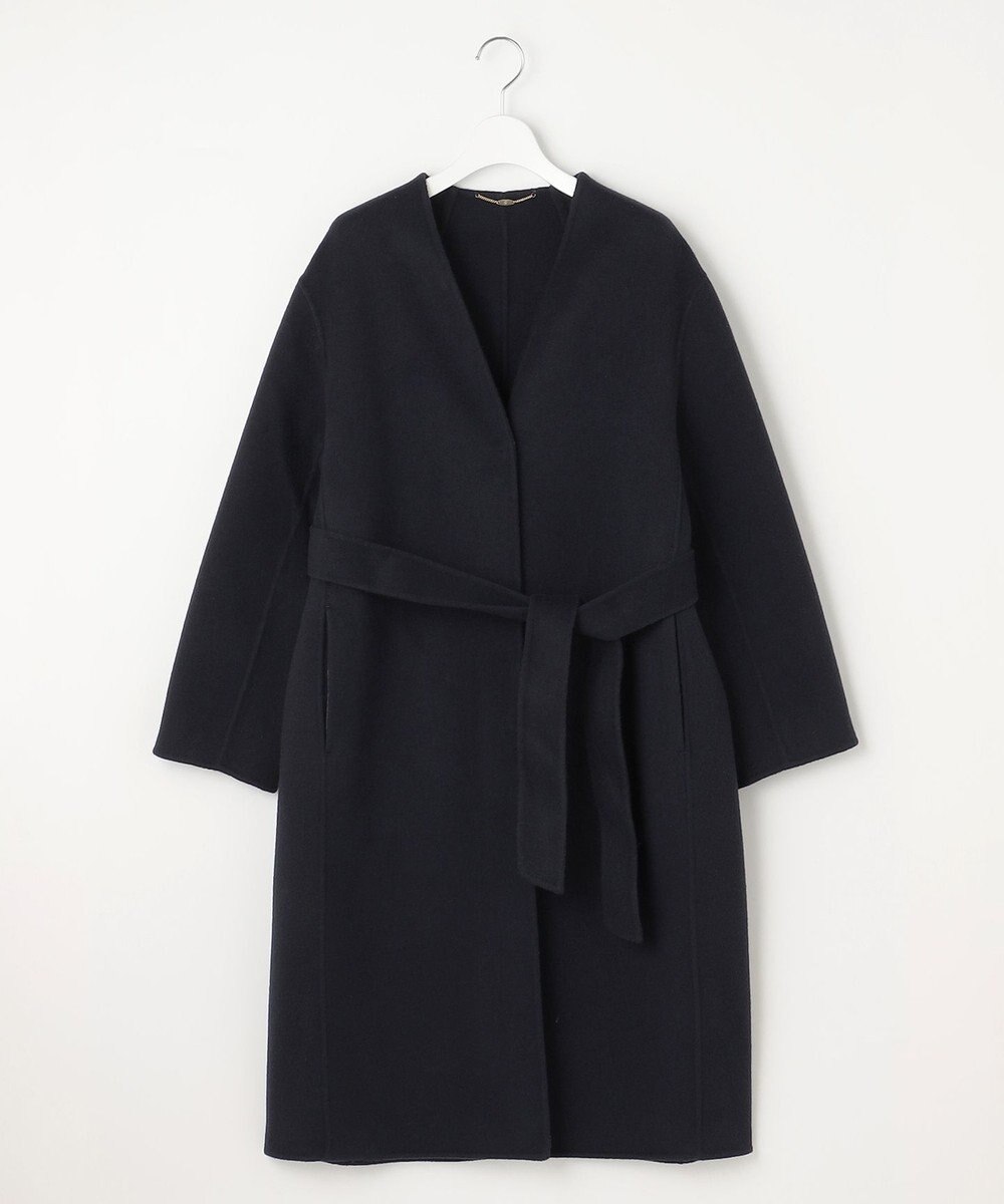 自由区 L ウールリバーロング コート 