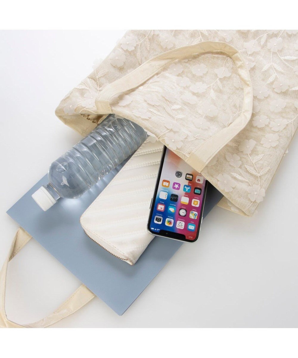 UNBILLION カシュカシュ cachechche / チュールフラワーシンプルトート 