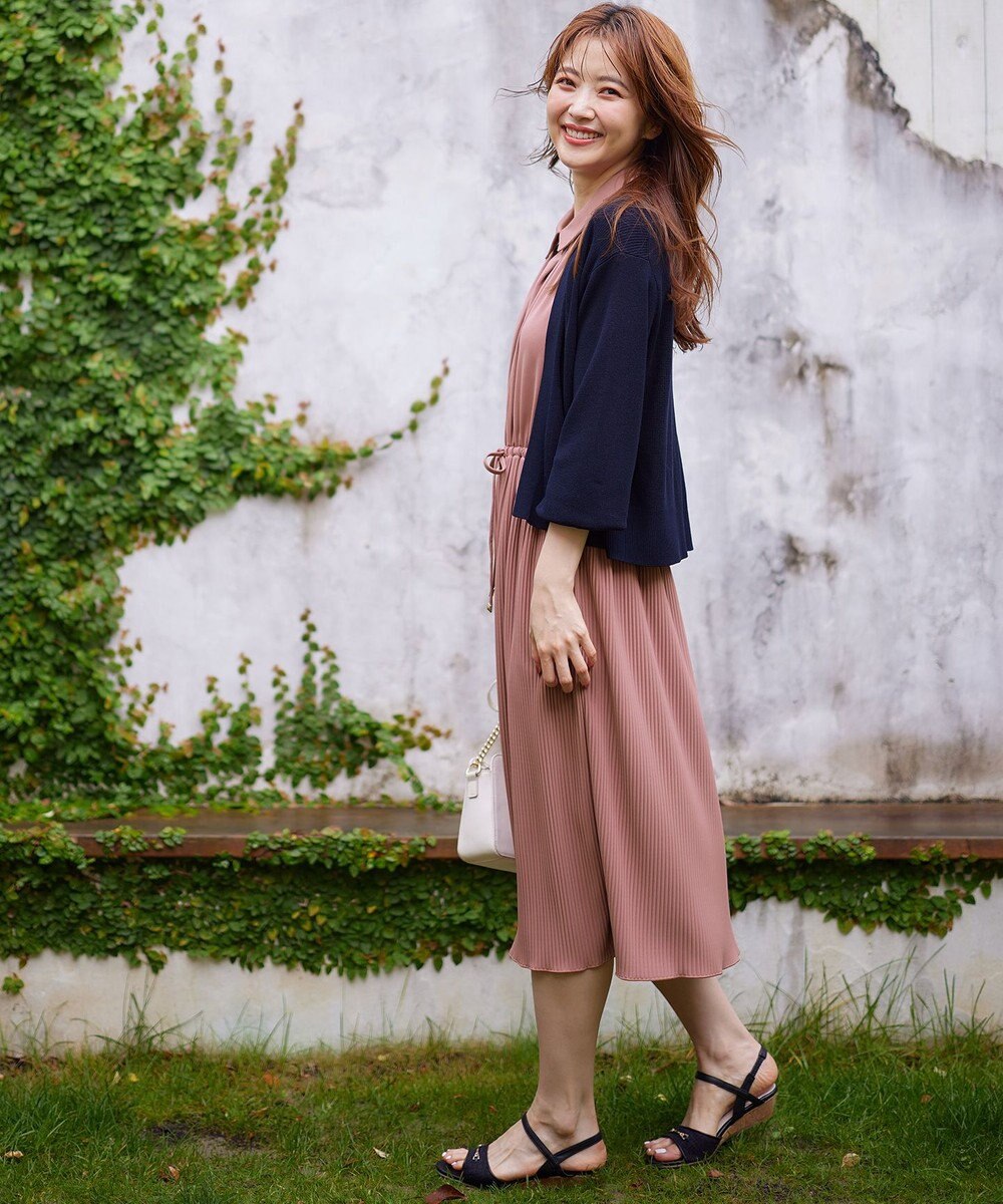 ANY SIS S 【洗える】ショートレングストッパー カーディガン 