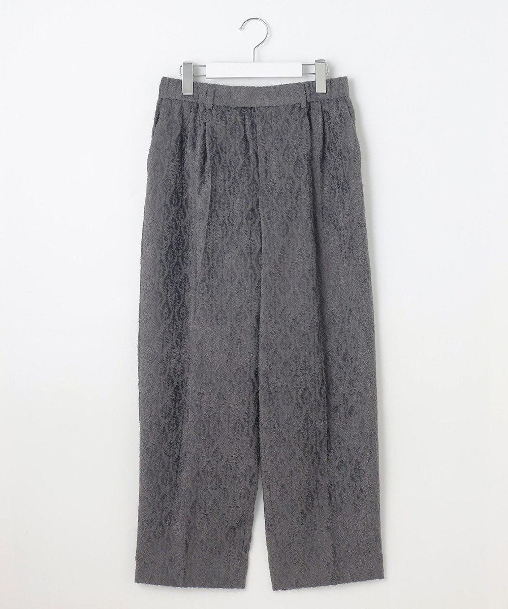 自由区 【Exclusive】ジオメトリックジャガード パンツ 