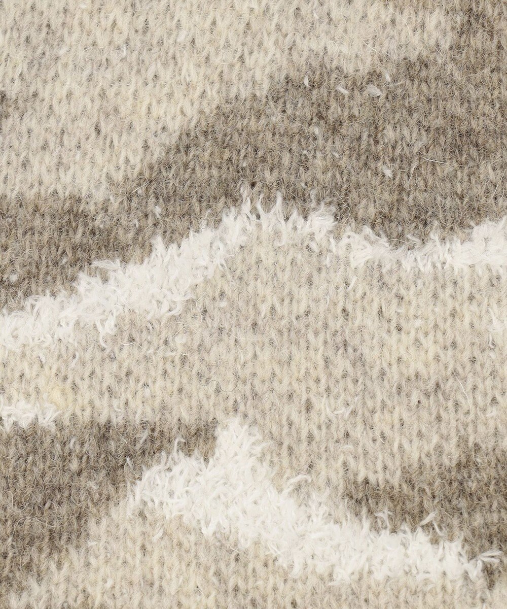 JOSEPH ABBOUD MOUNTAIN 【UNISEX】ラムウール×モールカモフラージュ ニットキャップ 