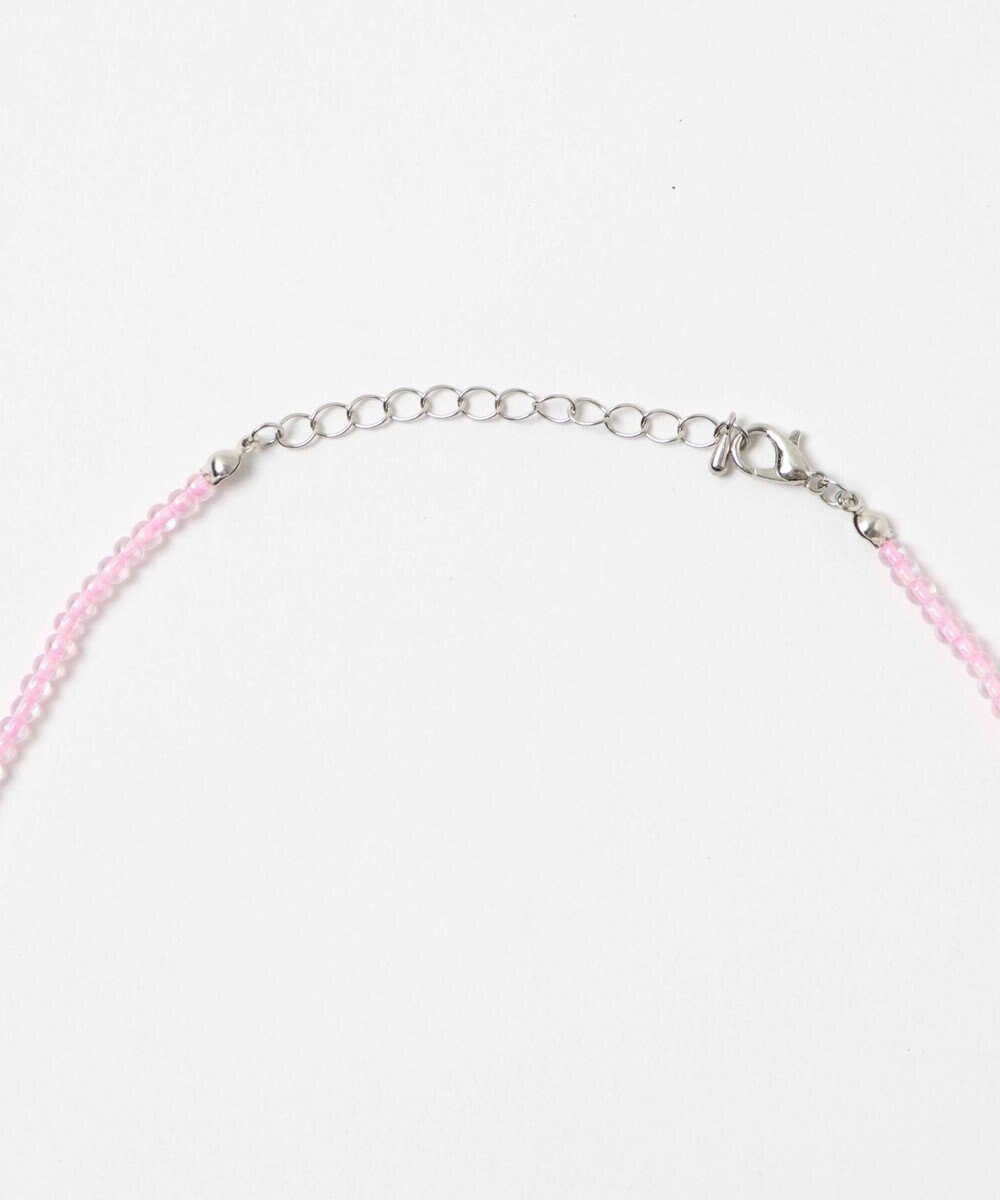 WEGO Lカラービーズリボンネックレス 