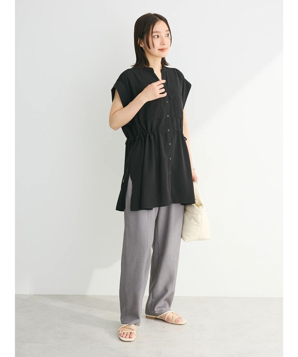 Green Parks ウエストドロストフレンチスリーブチュニック 