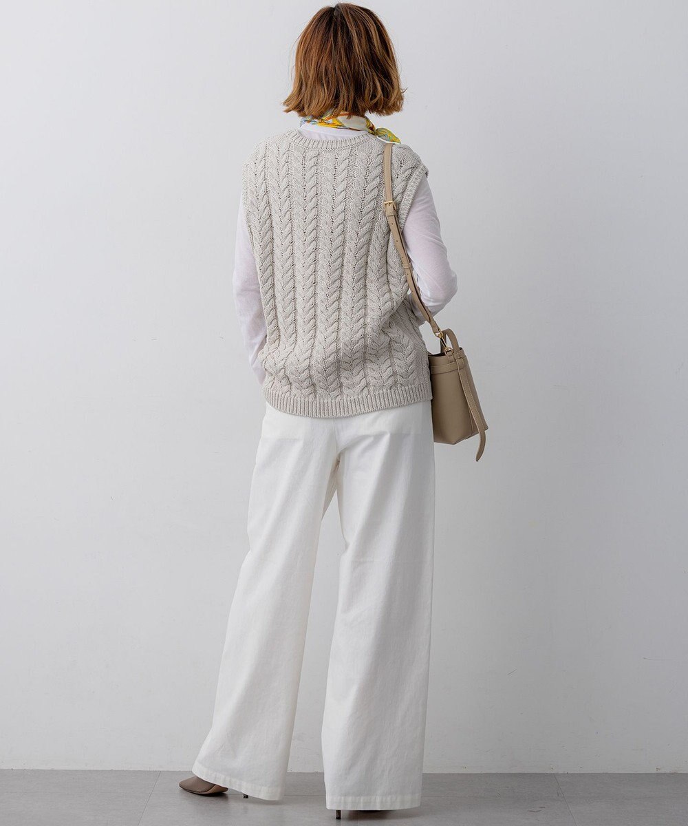 23区 【先行予約】ケーブル ニットベスト 