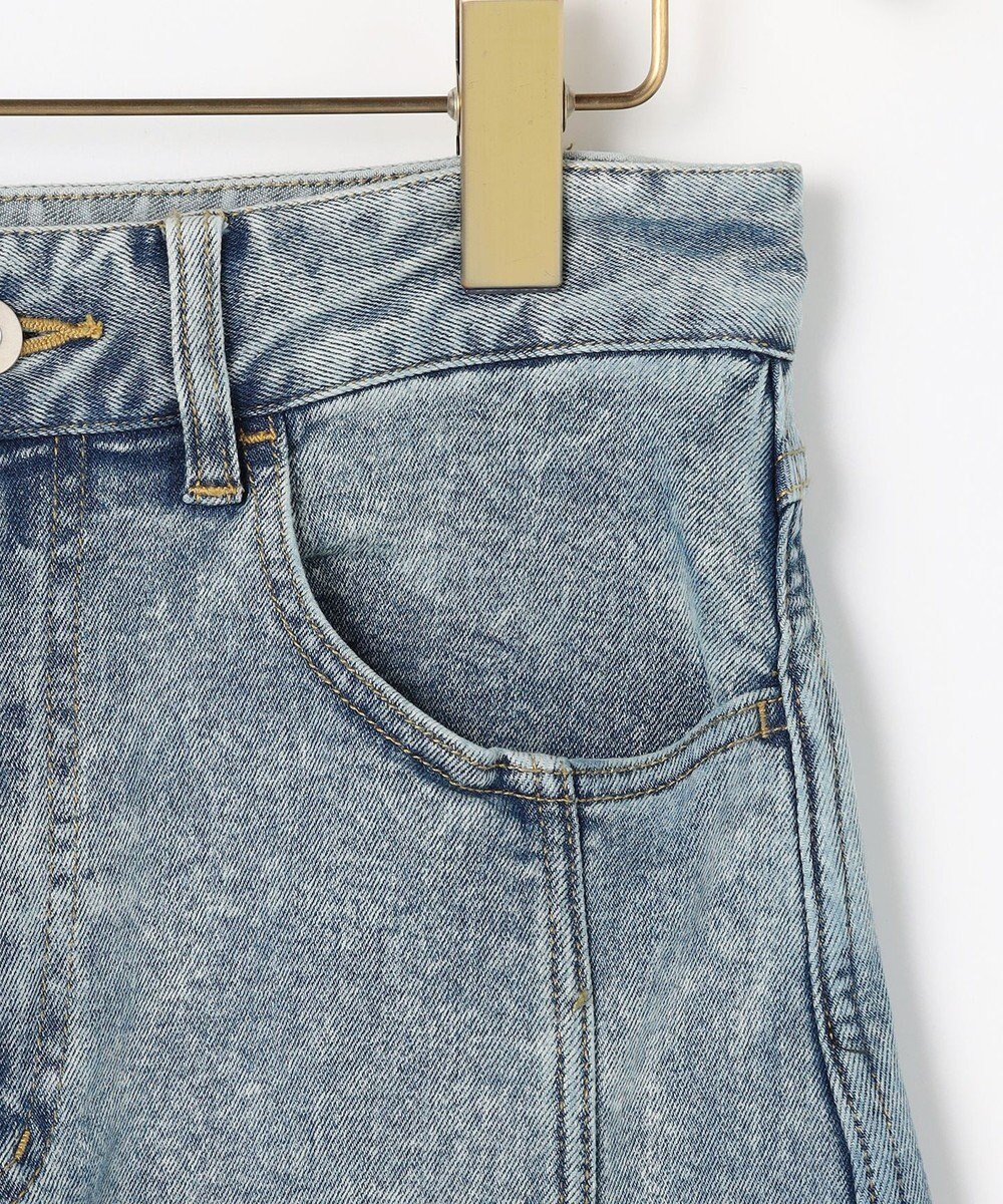 組曲 L 【加藤ローサさん着用】ライトデニムカーブパンツ 