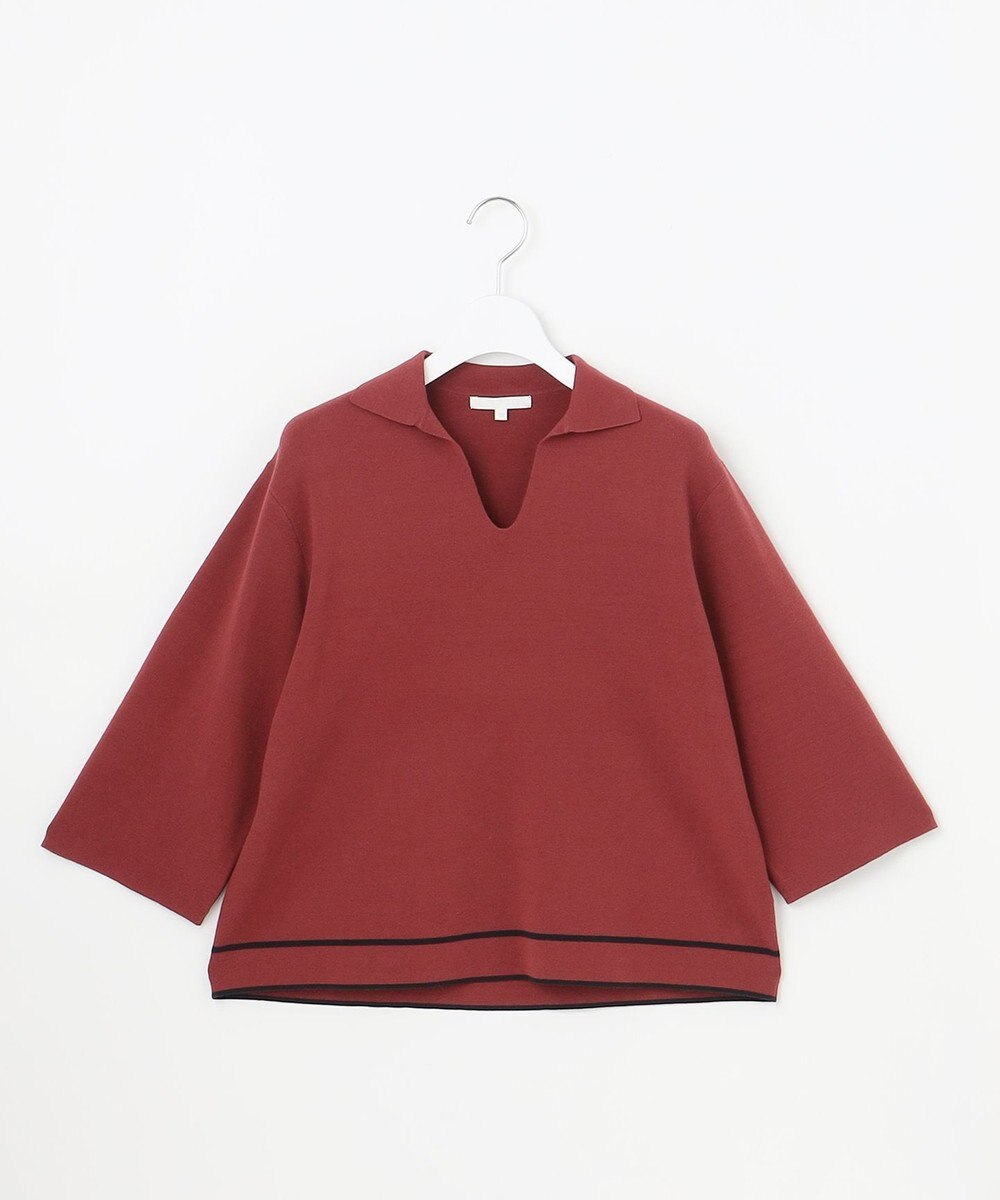 自由区 S レーヨンストレッチスキッパー ニット 