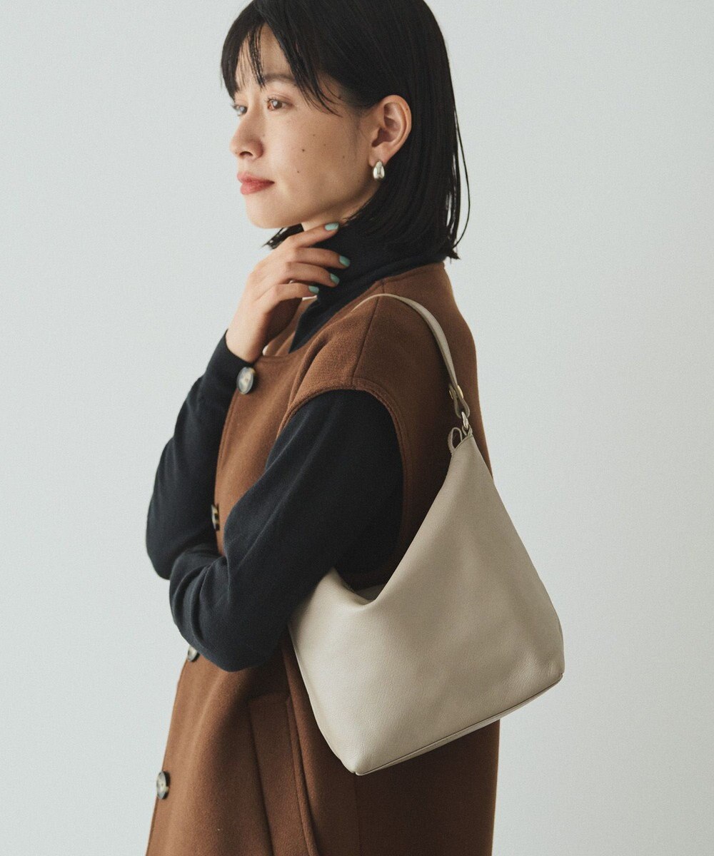 russet ソフトレザーシンプルショルダーバッグ (CE-1328-WEB) 