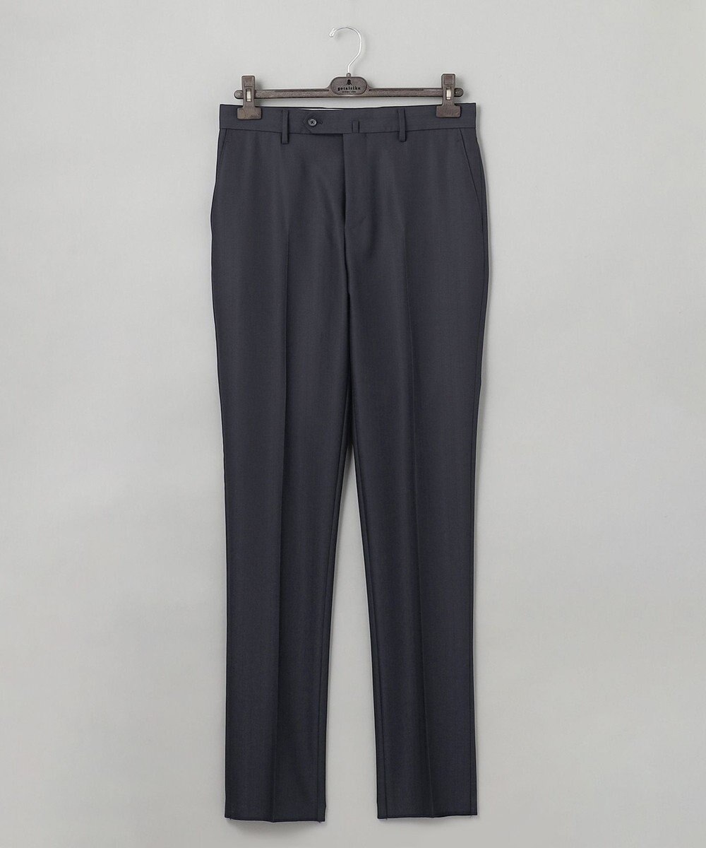 GOTAIRIKU 希少/五大陸限定【御幸毛織】コンパクトヤーン×SUPER120'sWOOL　グレー（ペーパープレス加工） 