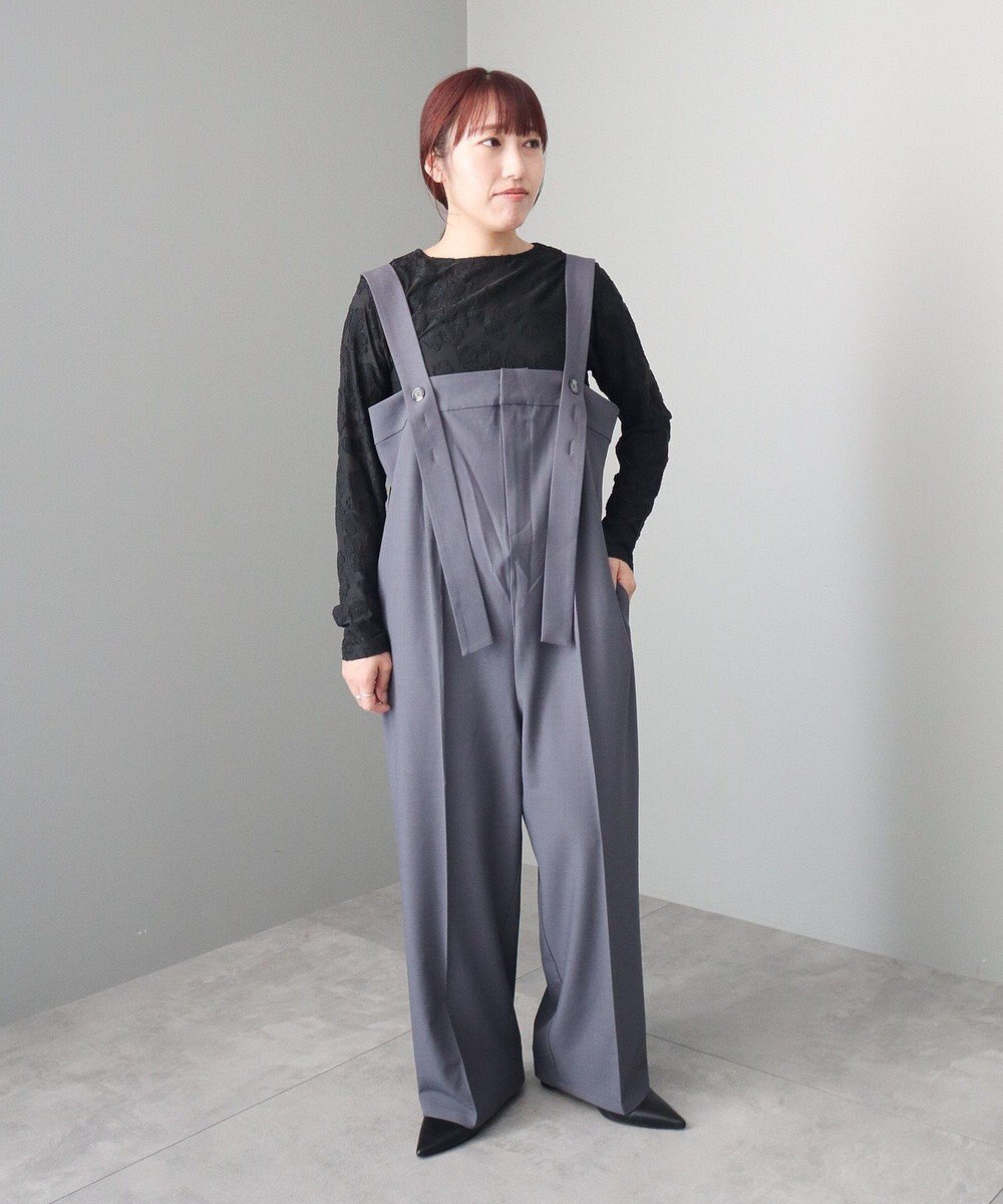 CRAFT STANDARD BOUTIQUE ワイドサロペットパンツ 