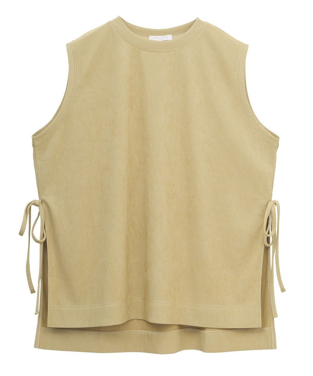 Green Parks サイドリボンノースリーブチュニック 