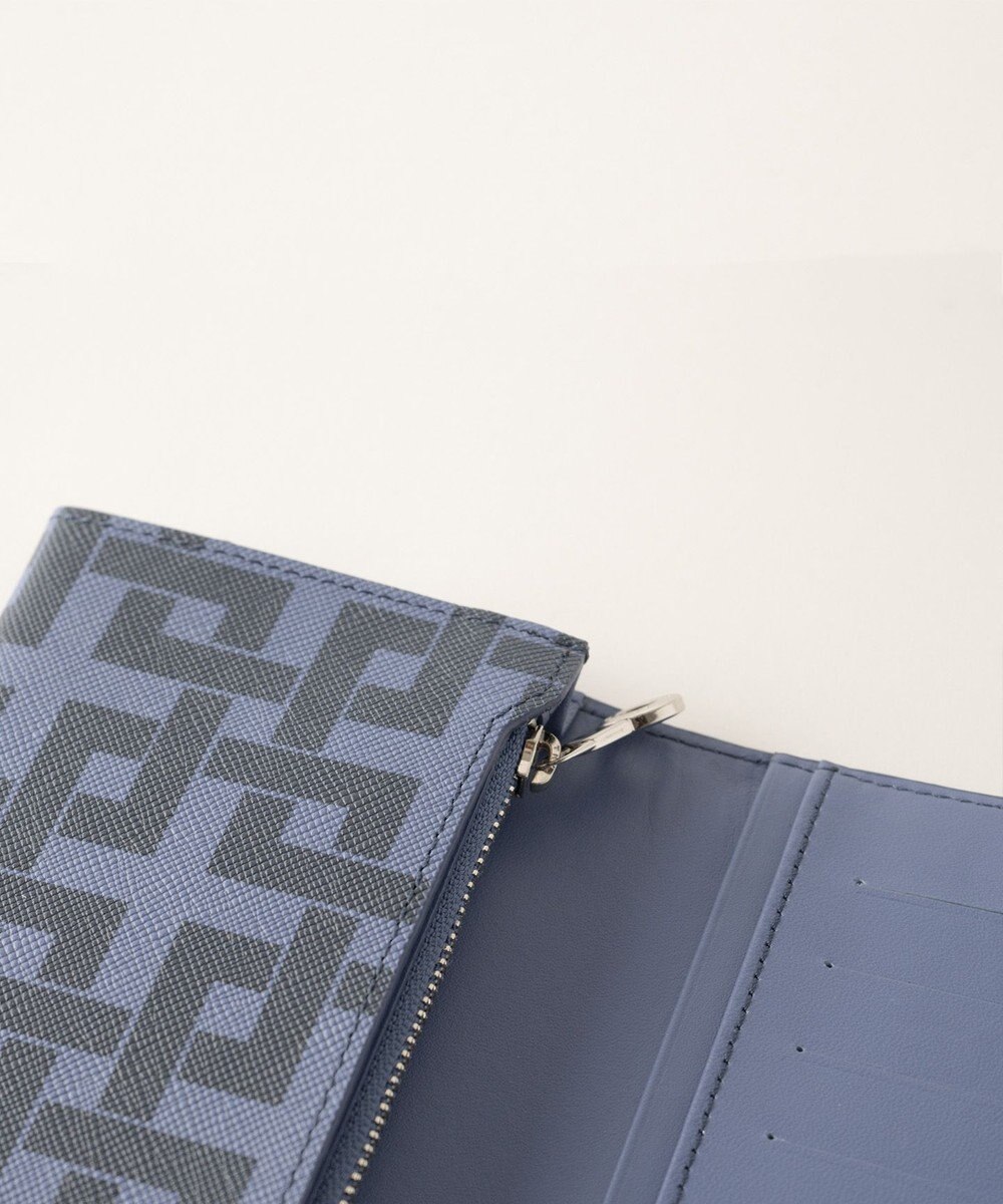 MIYABIYA La quoh with kirakaracho 角つなぎ プリントレザー 長財布 