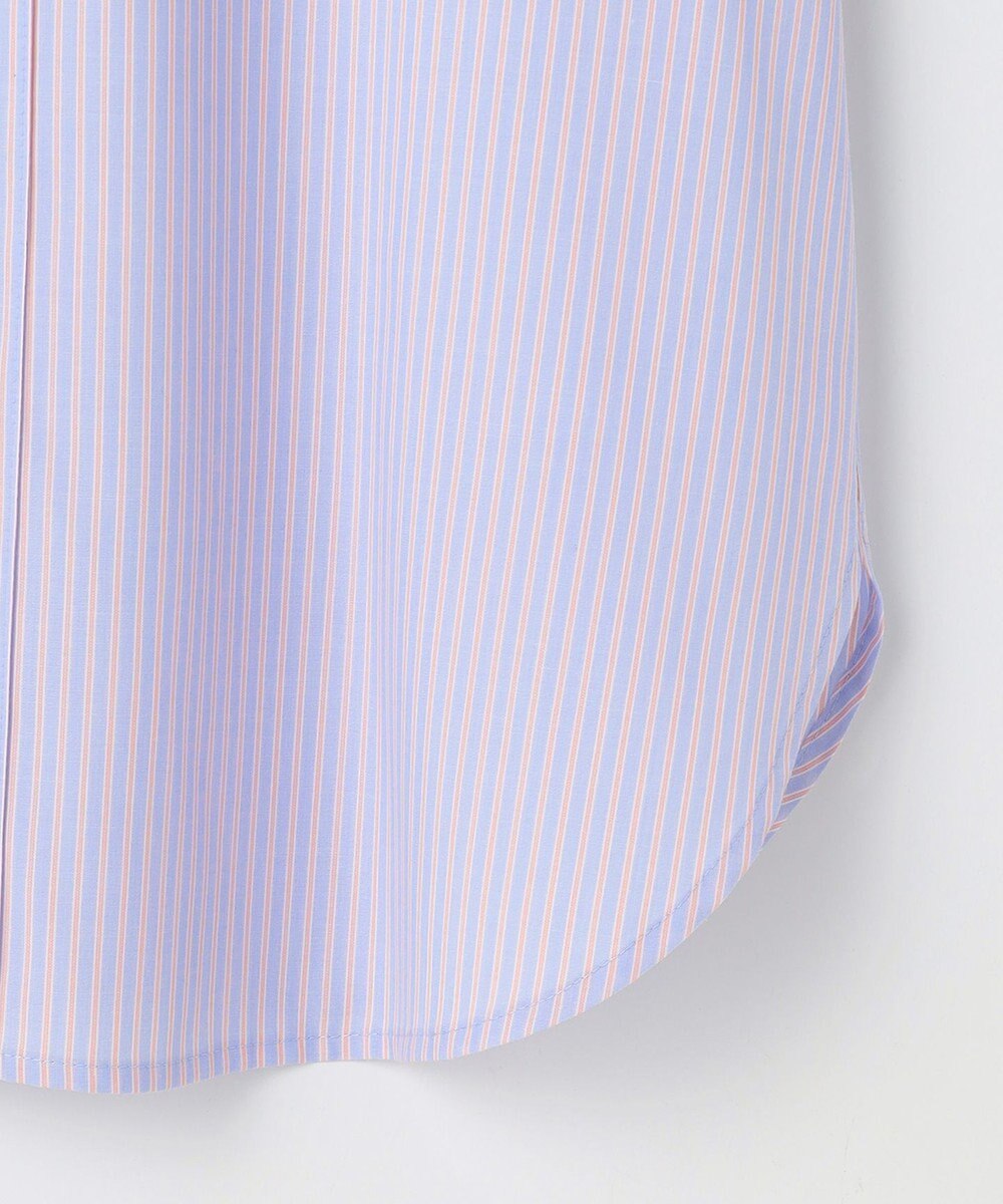 J.PRESS LADIES 【一枚で着映え】ソフトストライプ フリル襟 ブラウス 