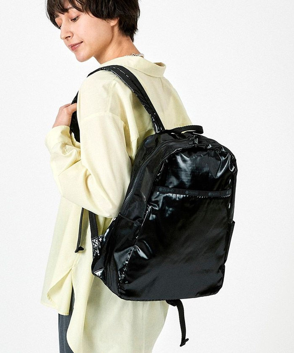 LeSportsac DAILY BACKPACK/ブラックシャイン ブラックシャイン