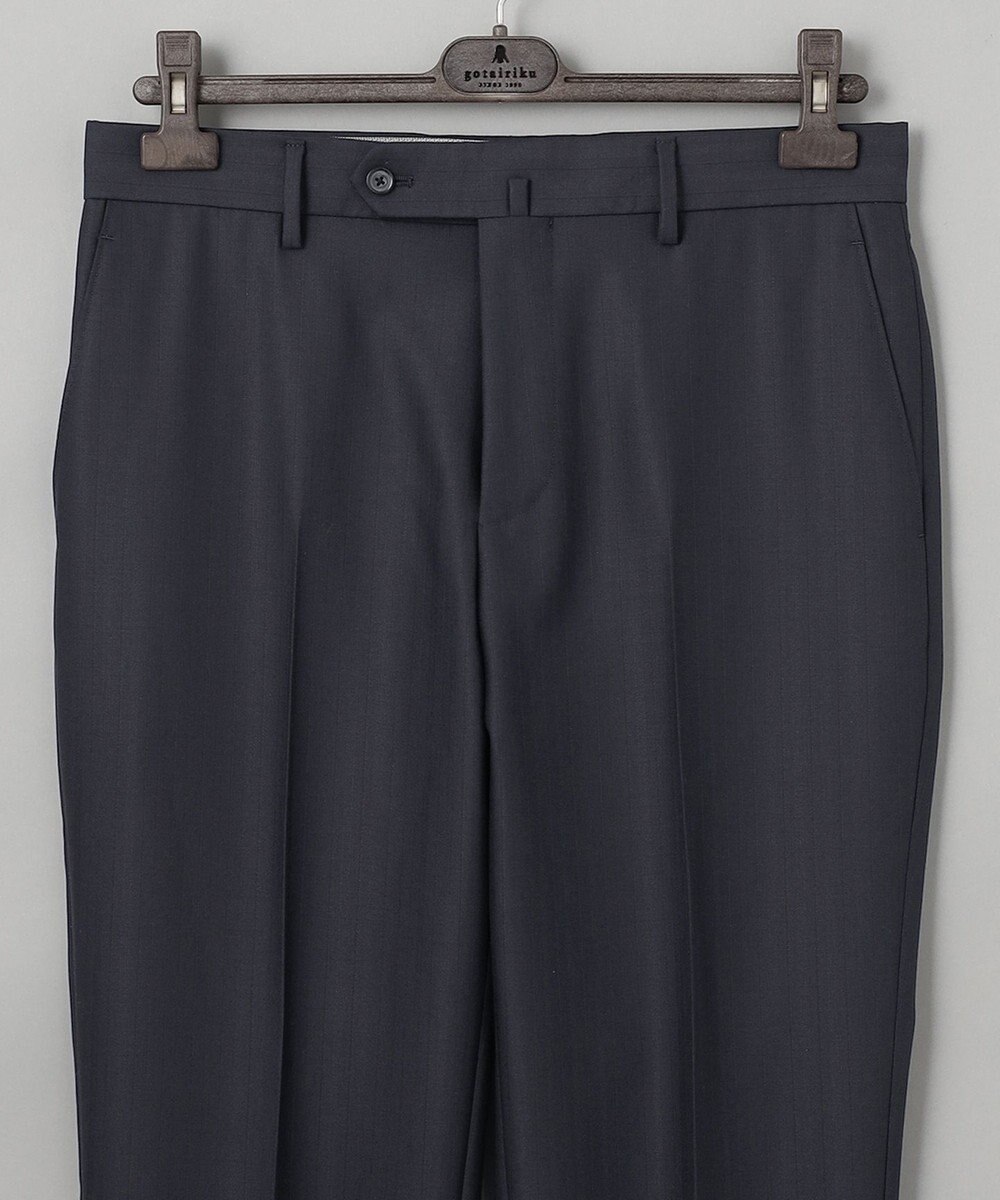 GOTAIRIKU 希少/五大陸限定【御幸毛織】コンパクトヤーン×SUPER120'sWOOL　グレー（ペーパープレス加工） 