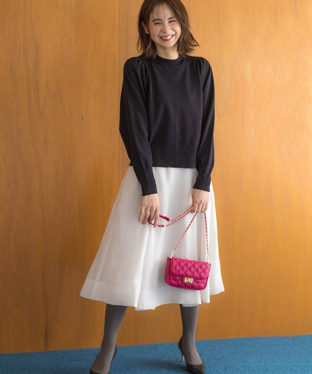 組曲 S シャイニーオーガン フレアスカート 